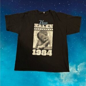Van Halen 1984 Black Graphic T-Shirt